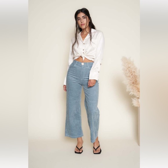 Whimsy + Row Denim - Whimsy + Row women’s Light Blue wide leg Women's Jeans sz 28